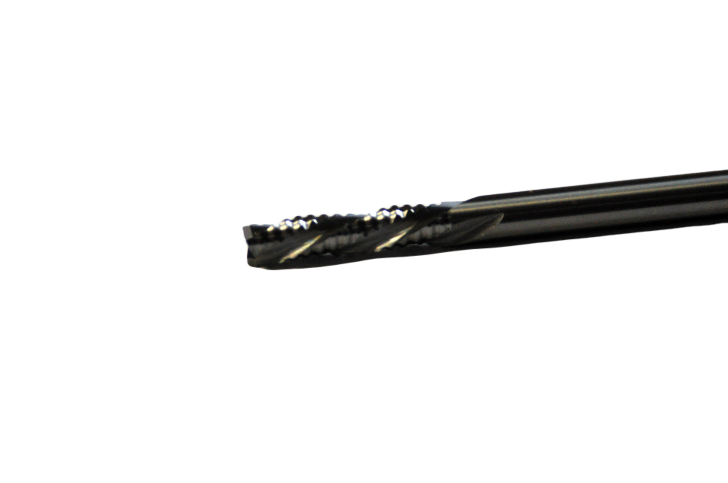 SOLID CARBIDE DOWNCUT ROUGHER SPIRAL 1/4" DIA x 1" x 1/4" SHANK