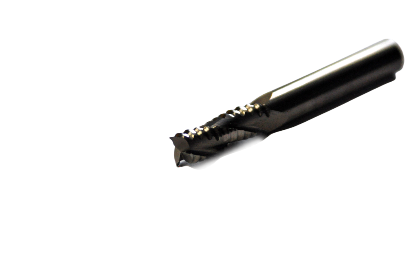 SOLID CARBIDE UPCUT ROUGHER SPIRAL 3/8" DIA x 1" x 3/8" SHANK