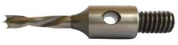 HSS Brad Point Screw-In Shank Drill Bit – 1-1/2" Twist Length – JS Richardson