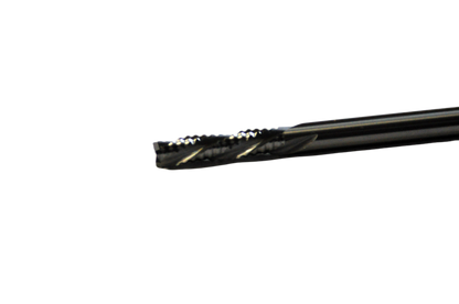 SOLID CARBIDE DOWNCUT ROUGHER SPIRAL 1/4" DIA x 1" x 1/4" SHANK